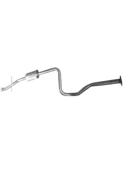 لوله اگزوز وسط تیبا 2