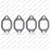 واشر بغل اگزوز ایویکو اصلی